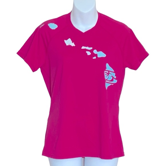 Honolua Surf Co Aloha UV Protection SPF30 Rash Guard Islands Shirt Sz Medium - Picture 1 of 6